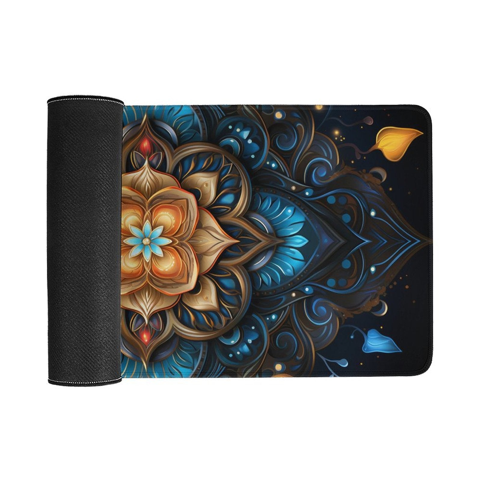 Slip Rubber Mouse Pad with Stitched Edges