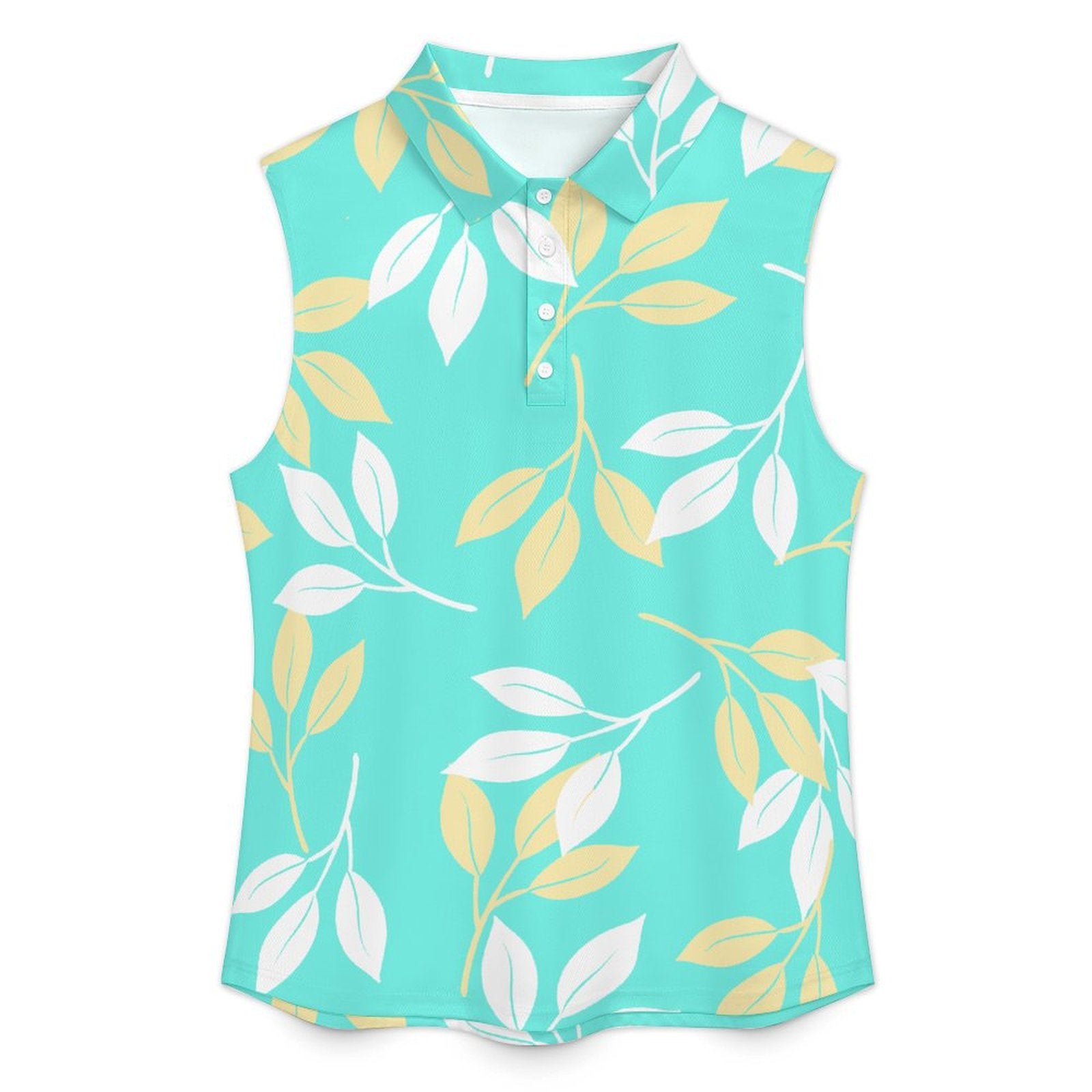 Summer vibes Sleeveless Tank Top Leaves, Plants