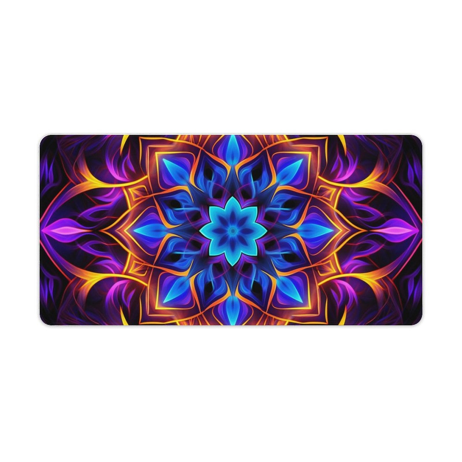 Slip Rubber Mouse Pad with Stitched Edges