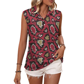 Animal print Sleeveless Tank Top Snakeskin Pattern, Repeating Pattern