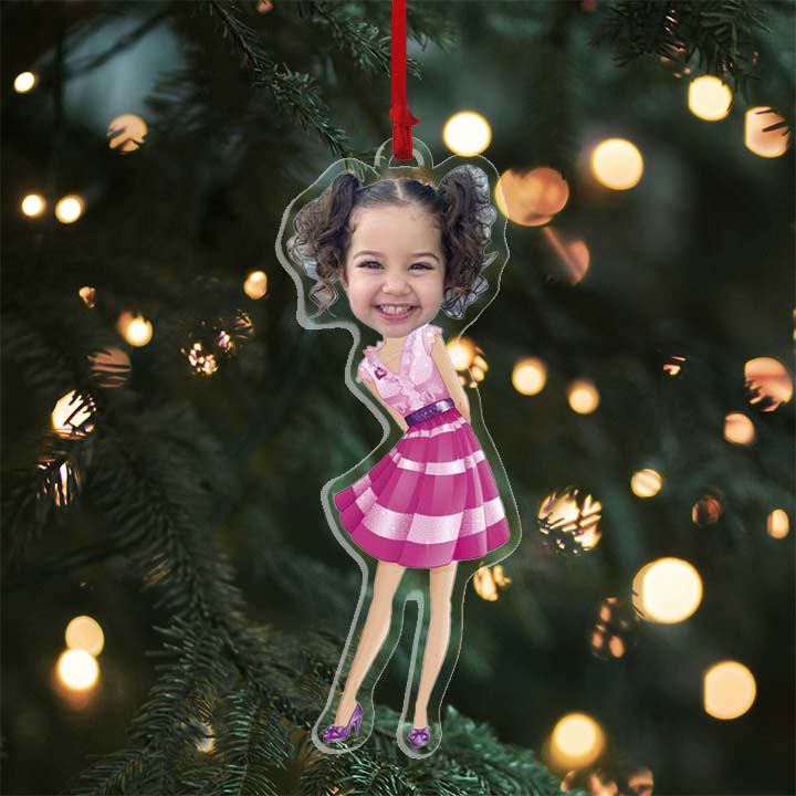 Custom Photo Hanging Ornament