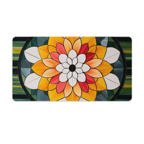 Slip Rubber Mouse Pad with Stitched Edges