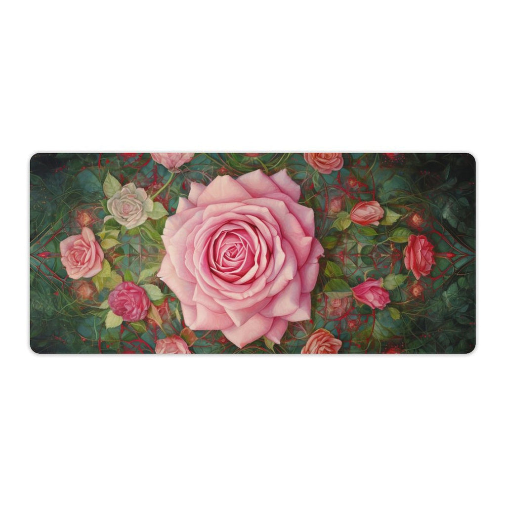 Slip Rubber Mouse Pad with Stitched Edges