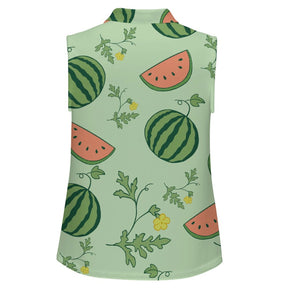 Summer fruits Sleeveless Tank Top Watermelon Vine Pattern