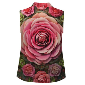 Sleeveless Collared Tank Top 121