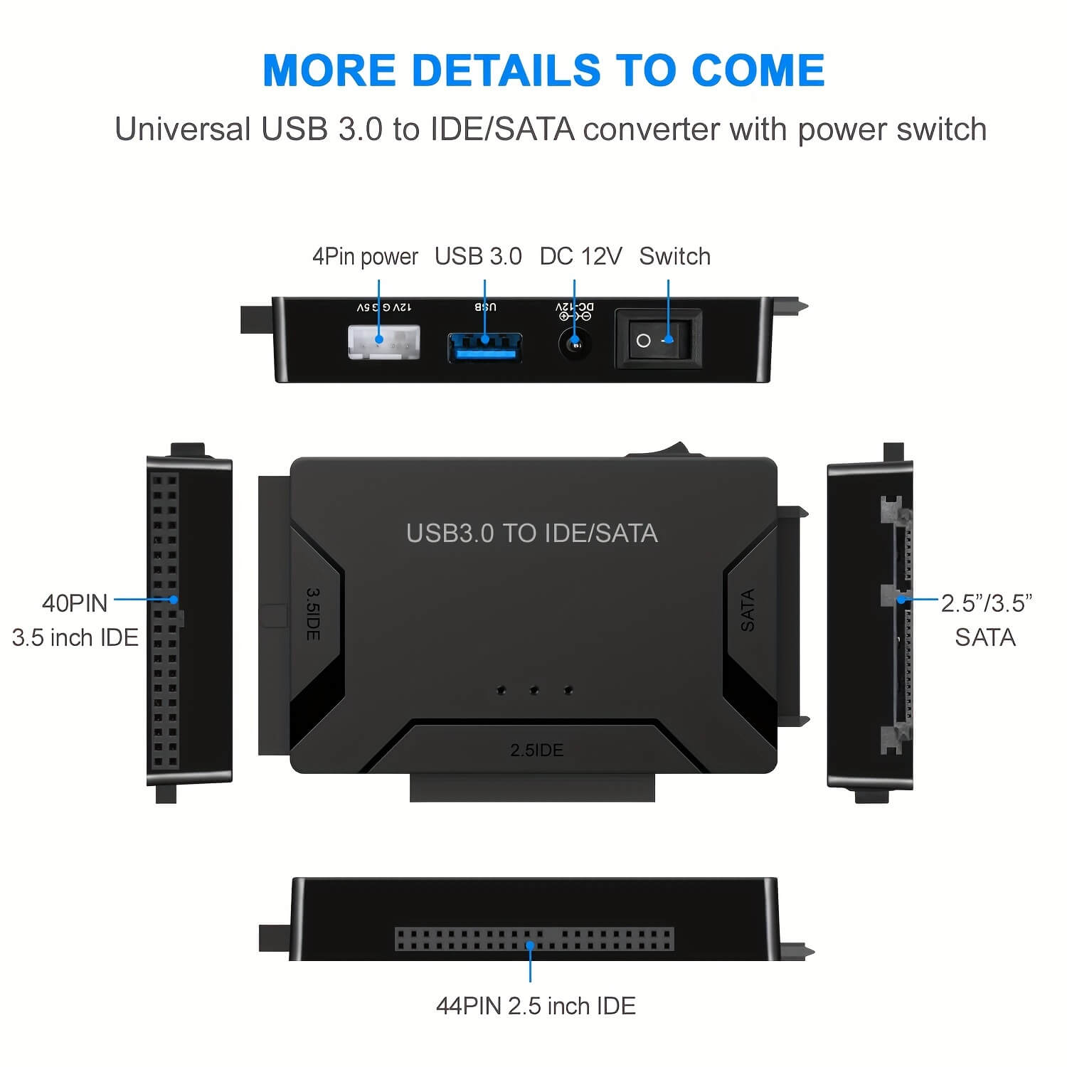 USB 3.0 to SATA IDE Hard Drive Reader