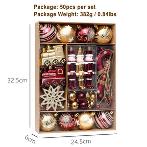 50pcs Christmas Decorations