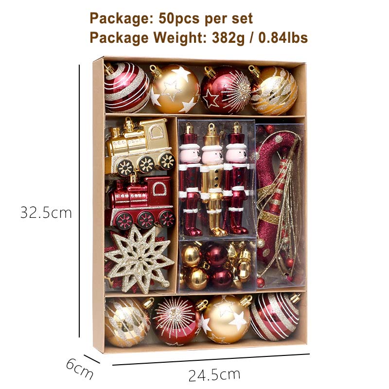 50pcs Christmas Decorations