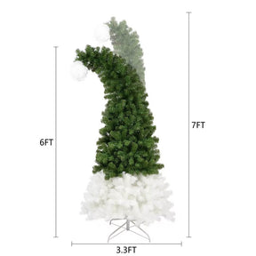 6ft 300pcs LED 1250 Lush Branch Tips Artificial Xmas Trees Green and White