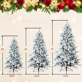 5/6/7 ft, no LED, no Decor, Artificial Xmas Trees White