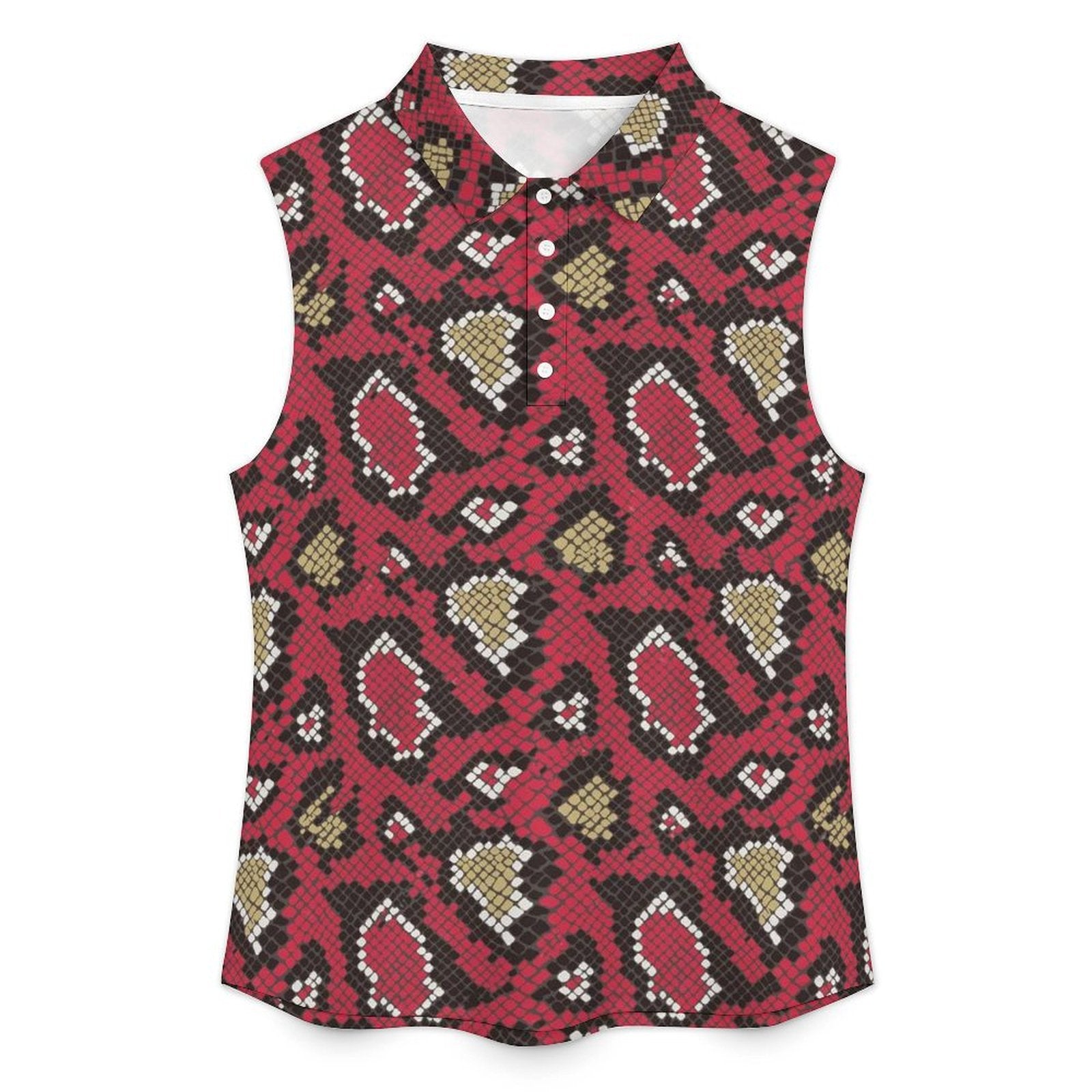 Animal print Sleeveless Tank Top Snakeskin Pattern, Repeating Pattern