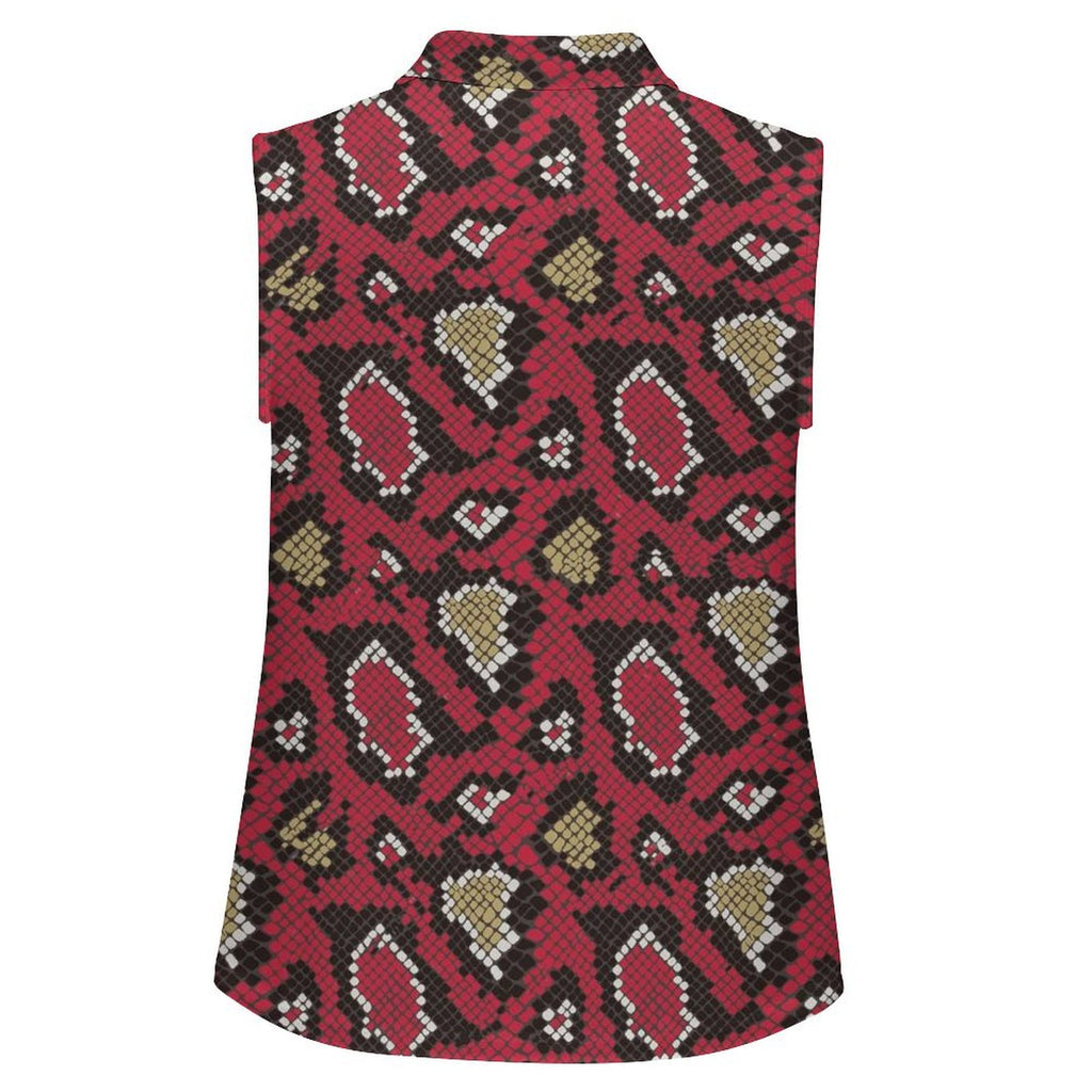 Animal print Sleeveless Tank Top Snakeskin Pattern, Repeating Pattern