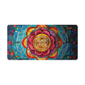 Slip Rubber Mouse Pad with Stitched Edges