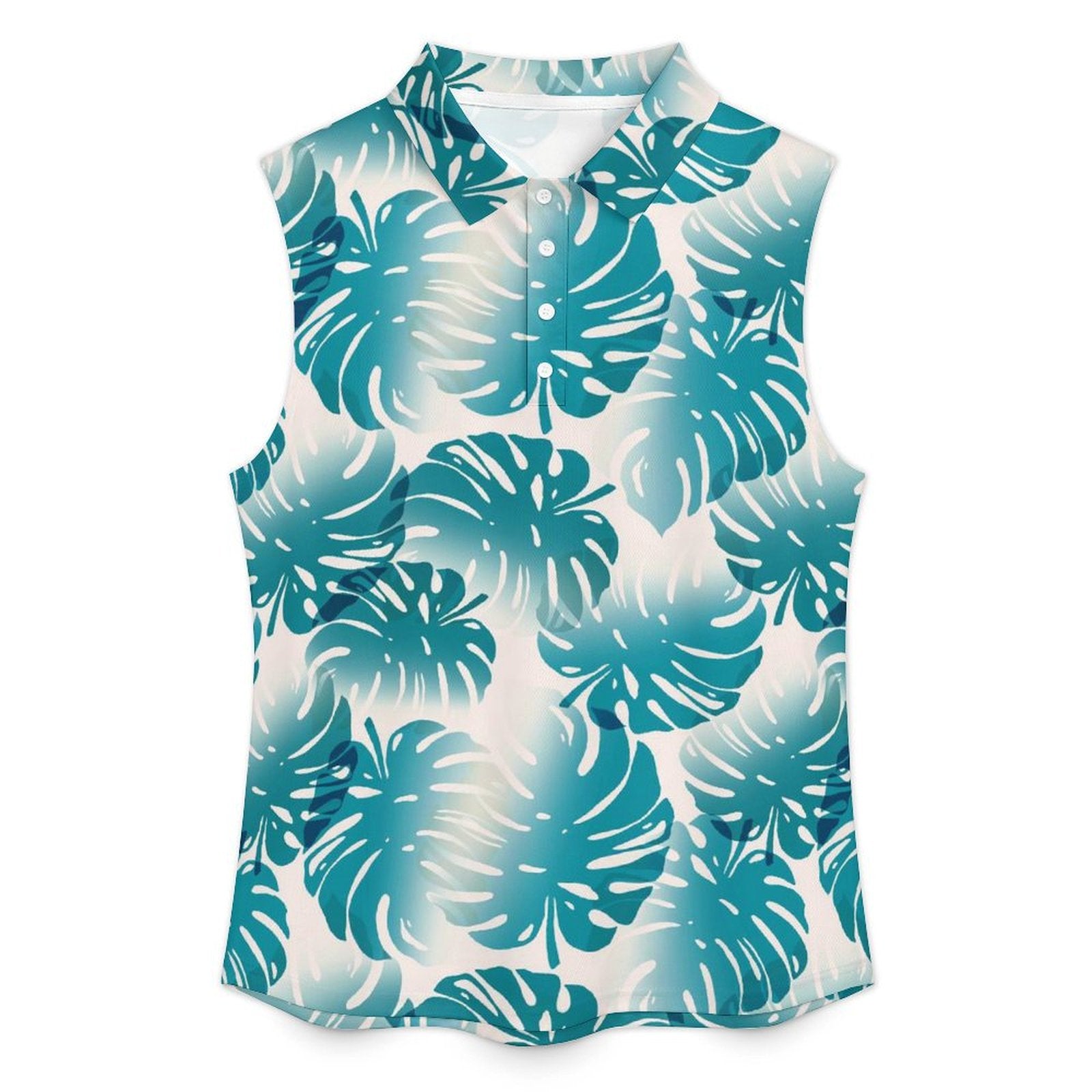 Summer vibes Sleeveless Tank Top Plants Pattren Summer