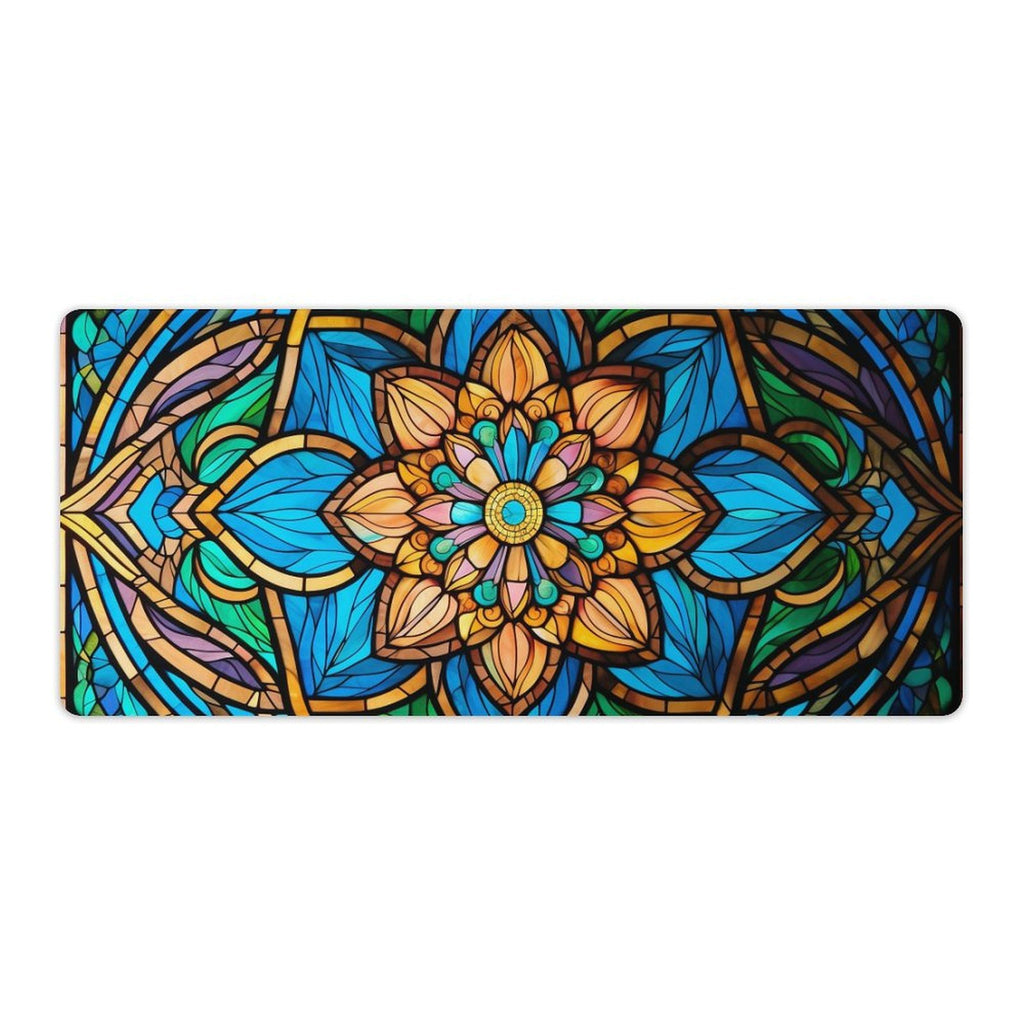 Slip Rubber Mouse Pad with Stitched Edges
