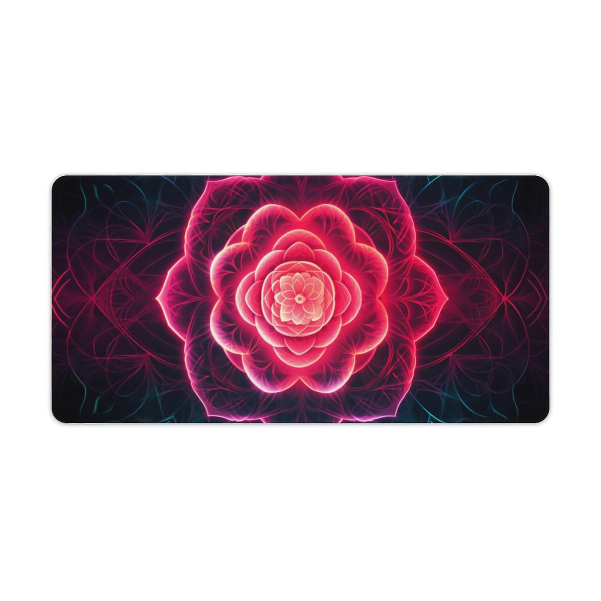 Slip Rubber Mouse Pad with Stitched Edges