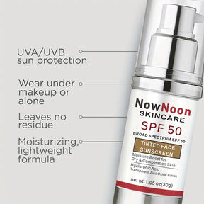 1.05oz (30g) Tinted Face Sunscreen Cream SPF 50