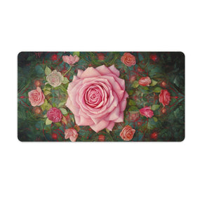 Slip Rubber Mouse Pad with Stitched Edges