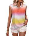 Sleeveless Tank Top Tie-dyed