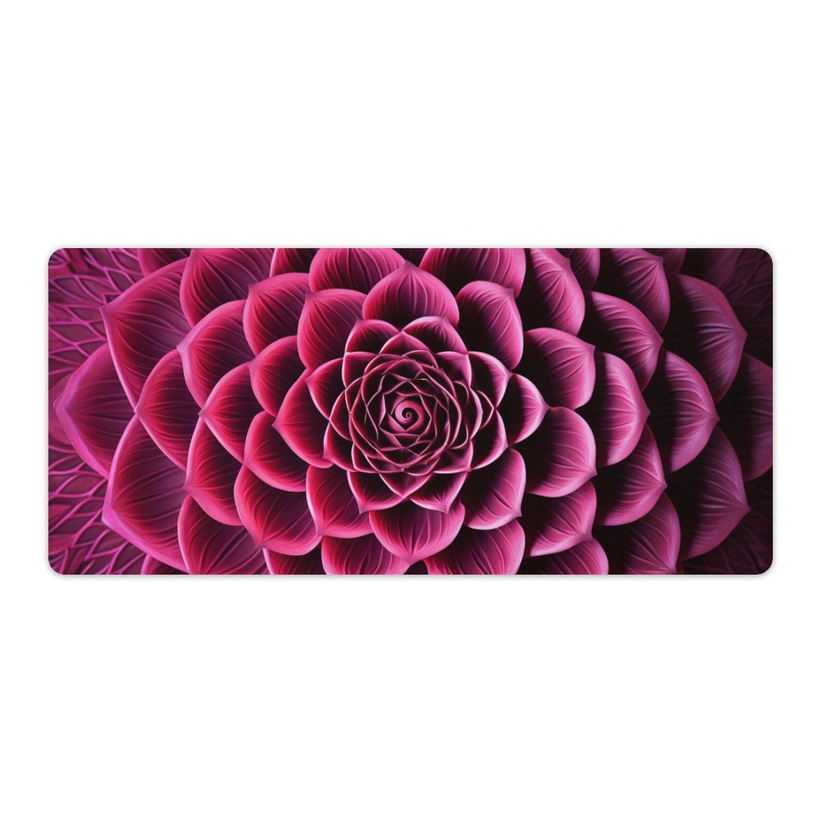 Slip Rubber Mouse Pad with Stitched Edges