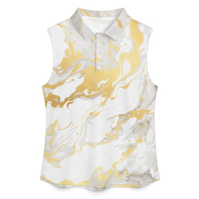 Marble texture Sleeveless Tank Top