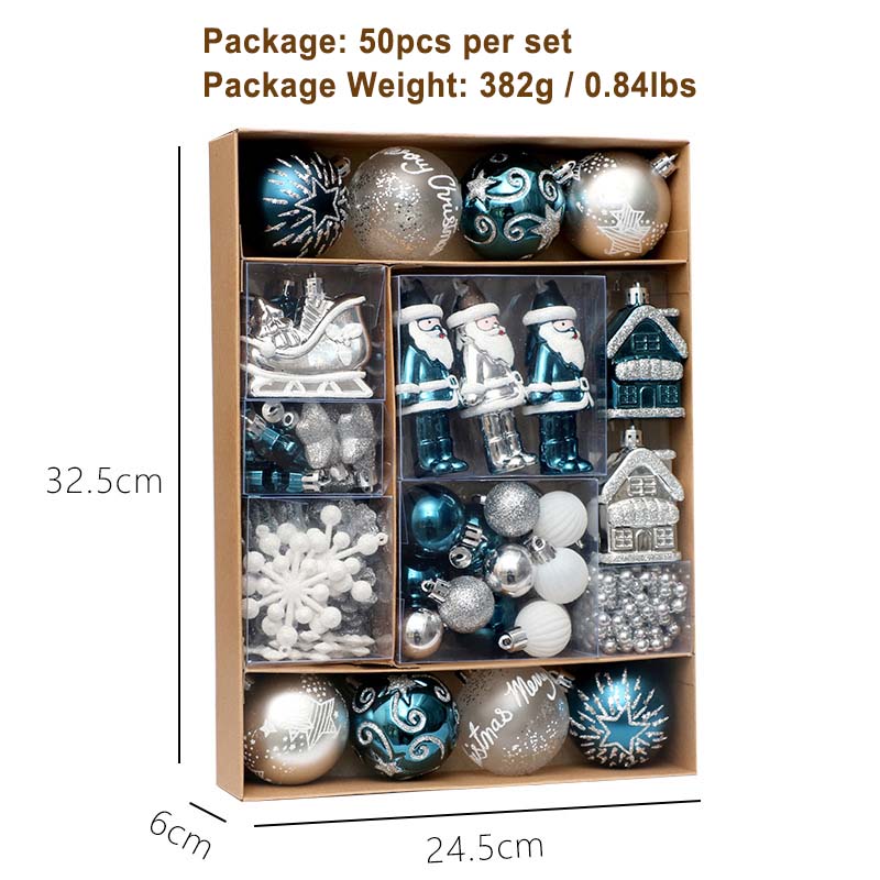 50pcs Christmas Decorations