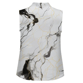 Marble texture Sleeveless Tank Top