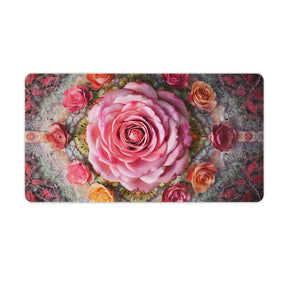 Slip Rubber Mouse Pad with Stitched Edges