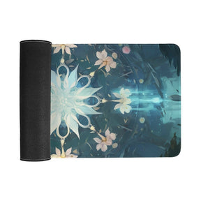 Slip Rubber Mouse Pad with Stitched Edges