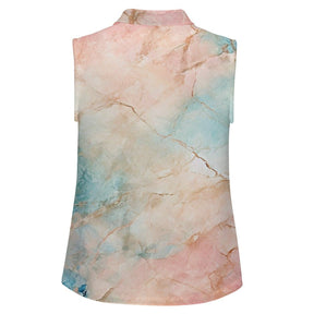 Marble texture Sleeveless Tank Top