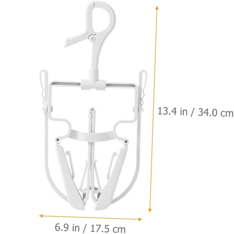 3-Pack Hoodie Drying Hangers – Foldable & Stretchable for Faster Drying