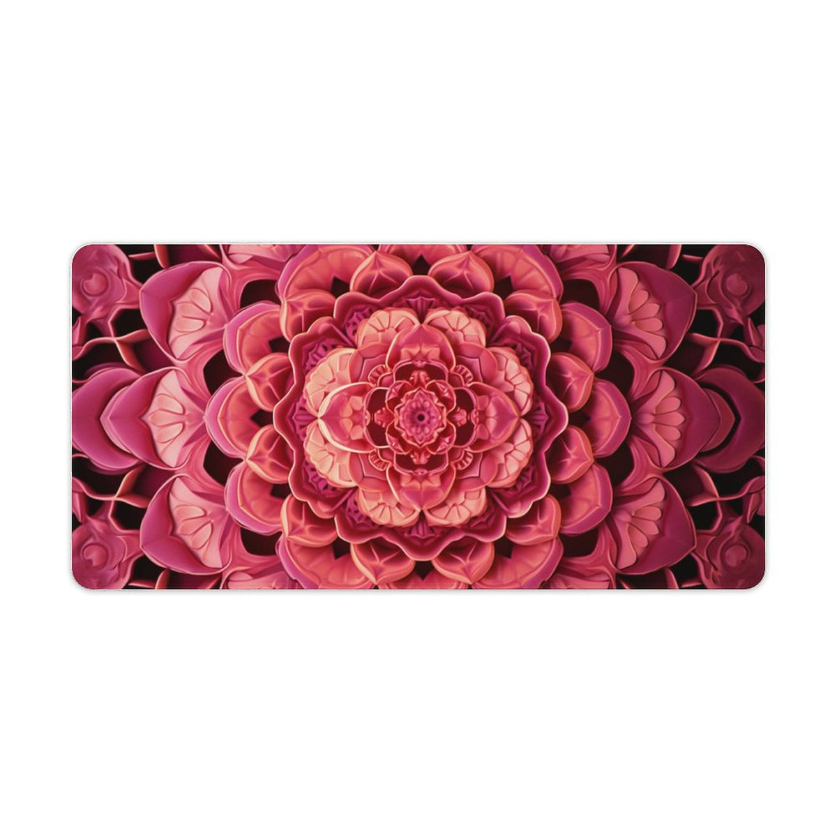 Slip Rubber Mouse Pad with Stitched Edges