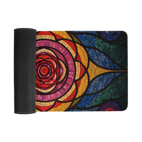 Slip Rubber Mouse Pad with Stitched Edges