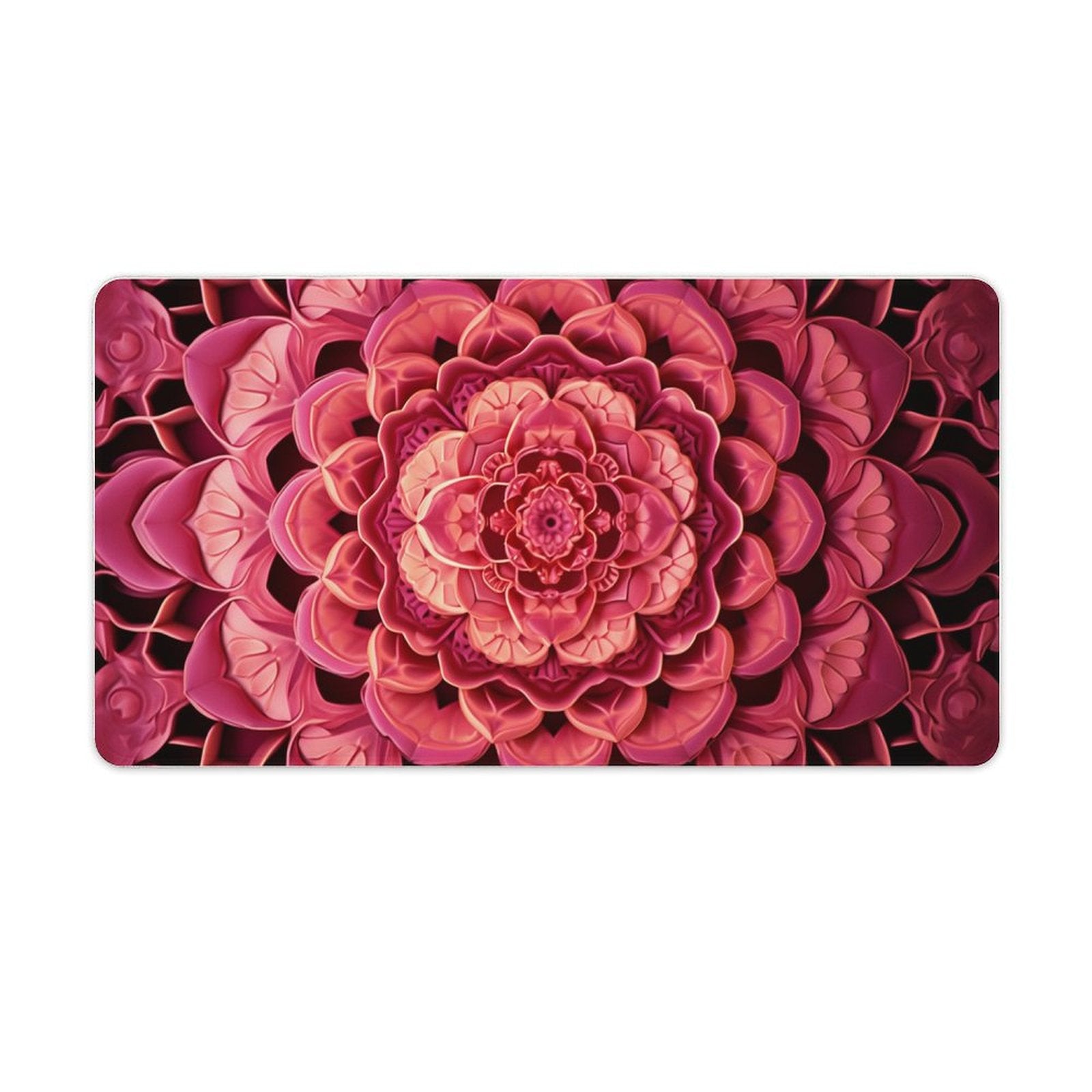 Slip Rubber Mouse Pad with Stitched Edges