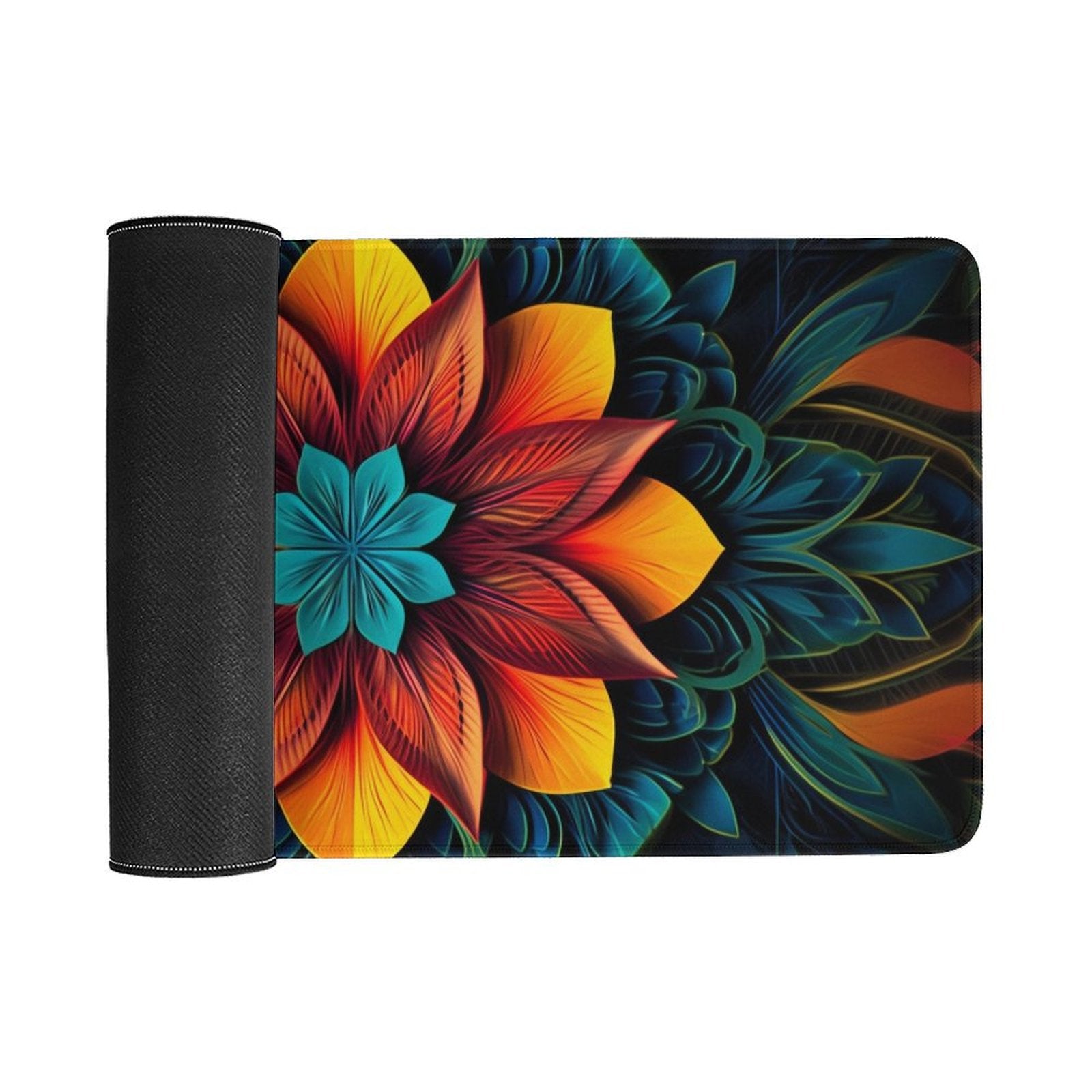 Slip Rubber Mouse Pad with Stitched Edges