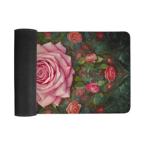 Slip Rubber Mouse Pad with Stitched Edges