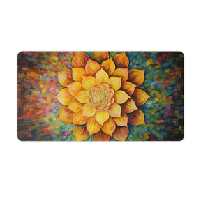 Slip Rubber Mouse Pad with Stitched Edges