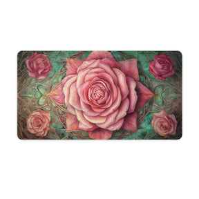 Slip Rubber Mouse Pad with Stitched Edges