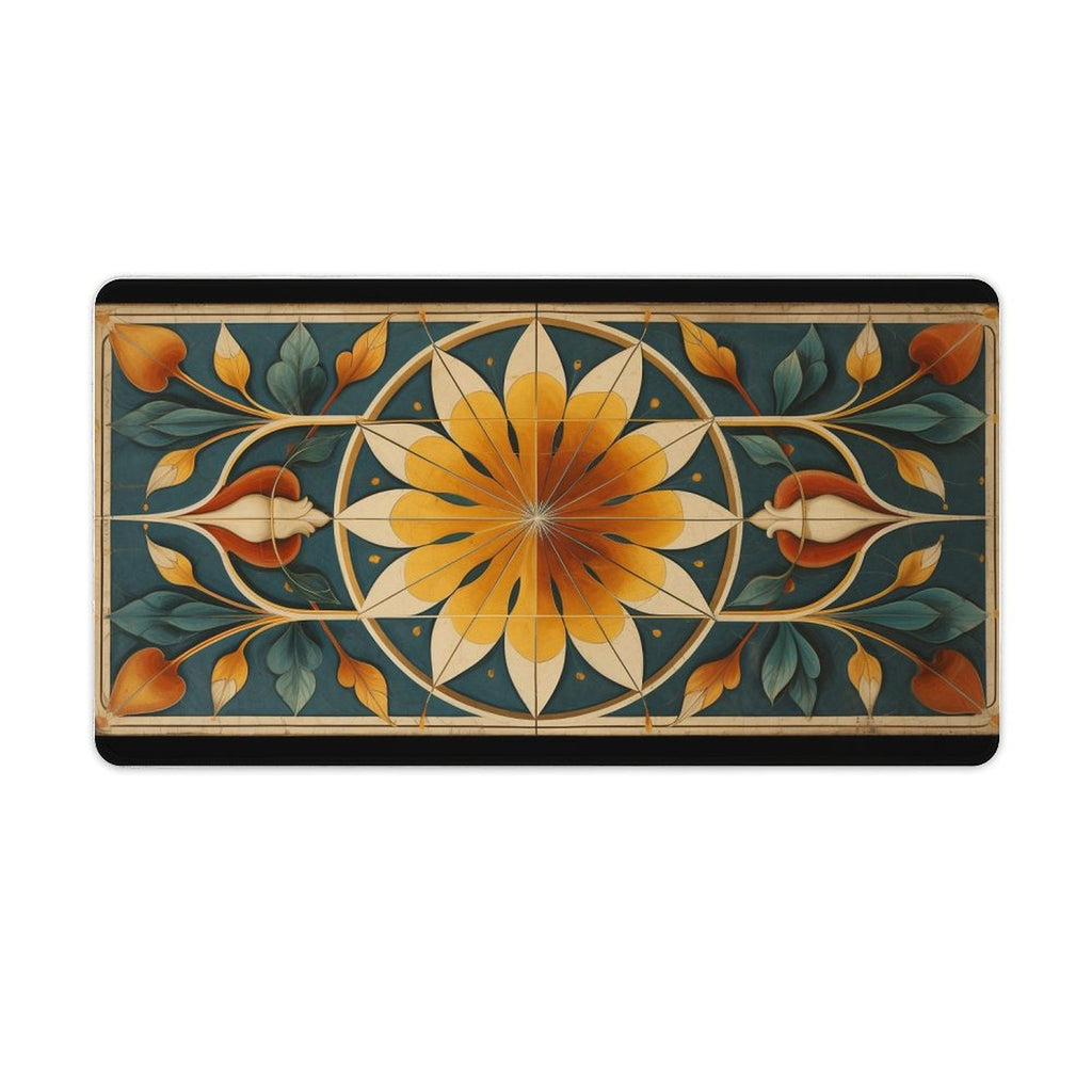Slip Rubber Mouse Pad with Stitched Edges