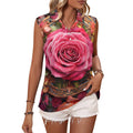 Sleeveless Collared Tank Top 034
