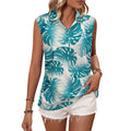Summer vibes Sleeveless Tank Top Plants Pattren Summer