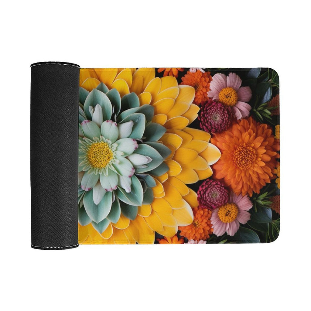 Slip Rubber Mouse Pad with Stitched Edges