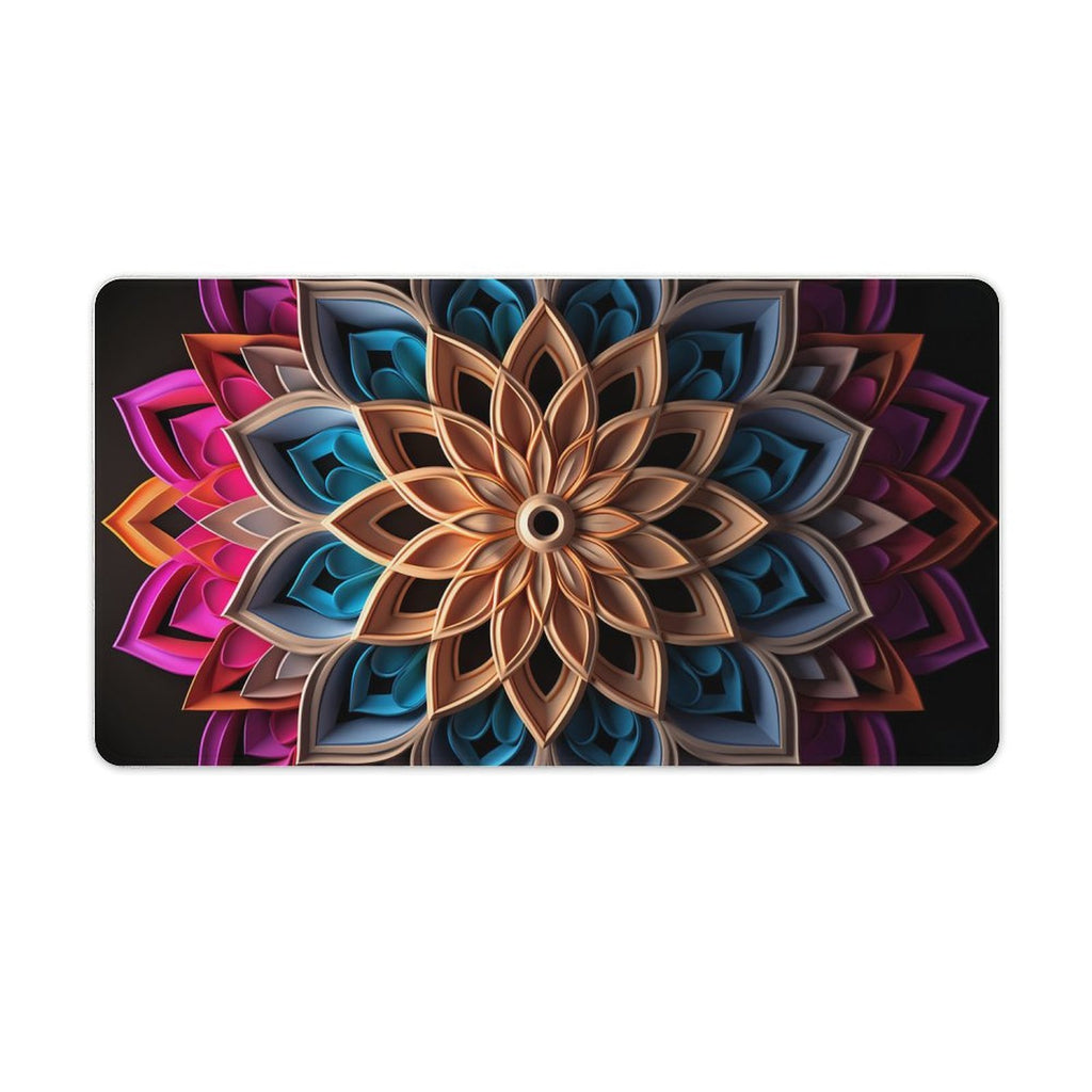 Slip Rubber Mouse Pad with Stitched Edges