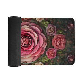 Slip Rubber Mouse Pad with Stitched Edges