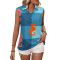 Summer vibes Sleeveless Tank Top Seahorse, Geometry