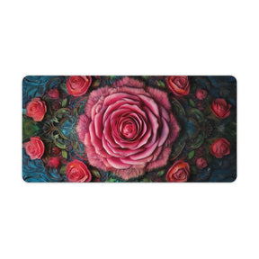 Slip Rubber Mouse Pad with Stitched Edges