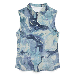 Marble texture Sleeveless Tank Top