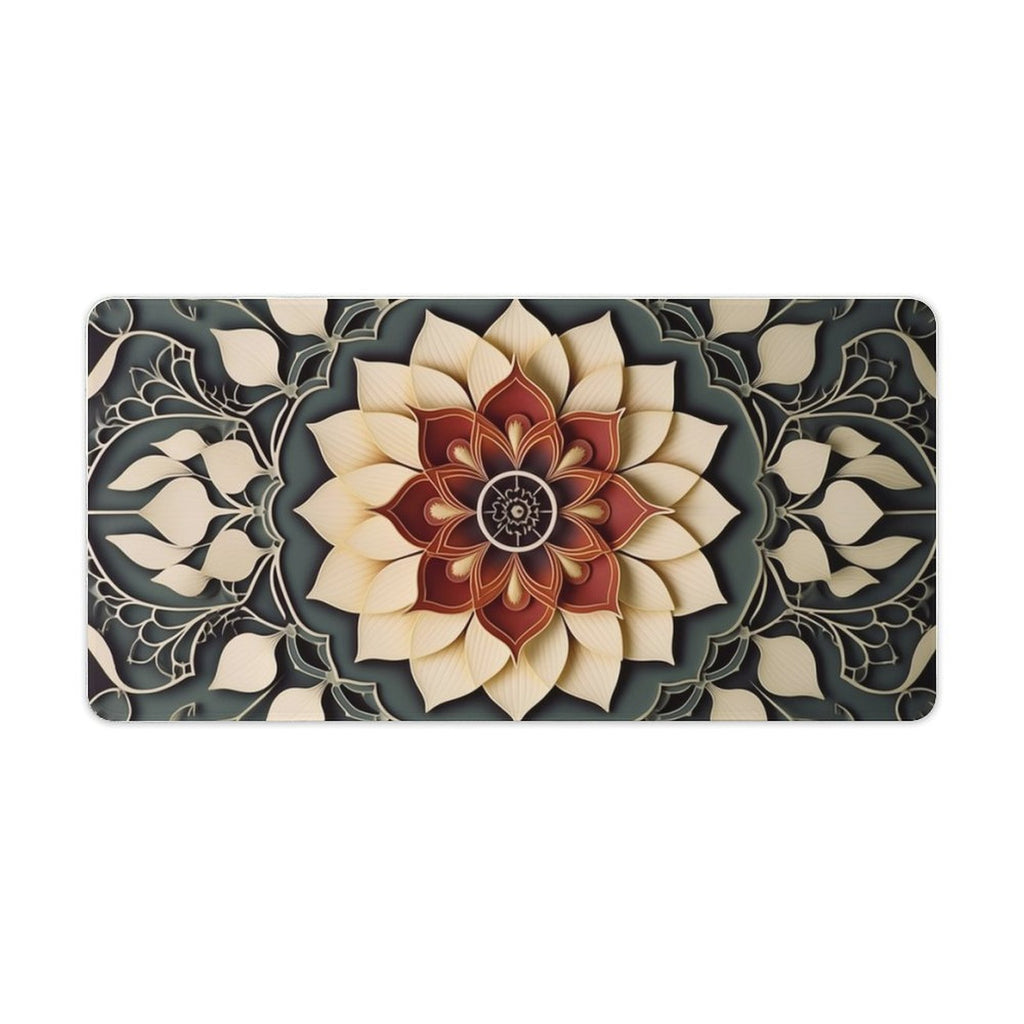 Slip Rubber Mouse Pad with Stitched Edges