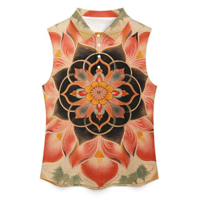 Sleeveless Collared Tank Top 110