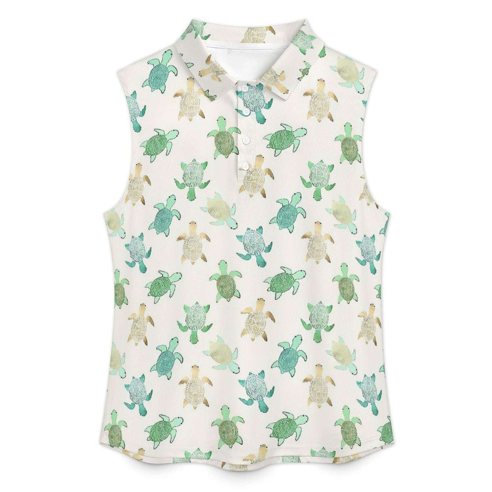 Summer vibes Sleeveless Tank Top Marine Shellfish Pattern